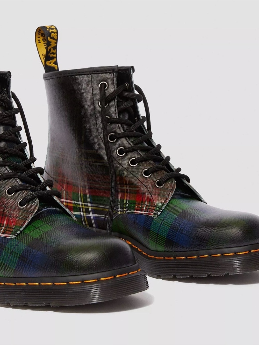 Dr. Martens 1460 Tartan Boots Size 8 – New, Never Worn